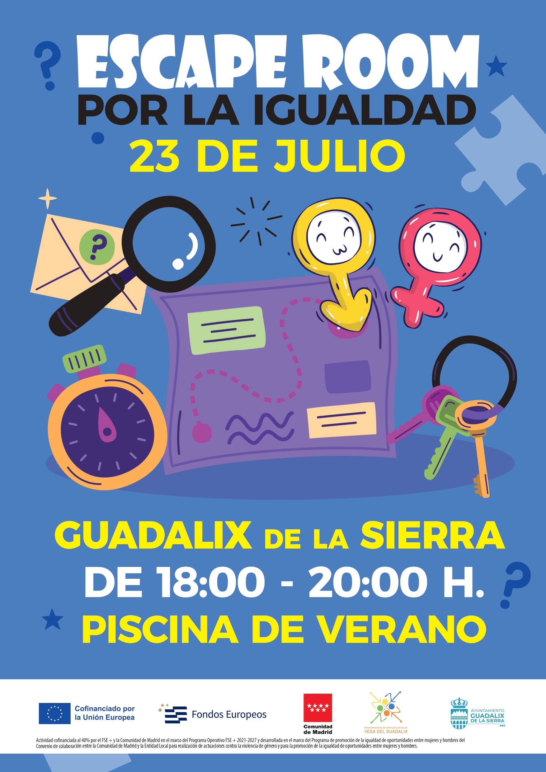 ESCAPE ROOM POR LA IGUALDAD EN GUADALIX DE LA SIERRA